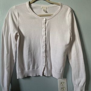H&M White Cardigan